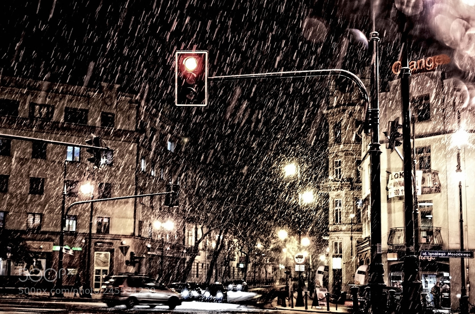 Nikon D5100 sample photo. City in winter photography
