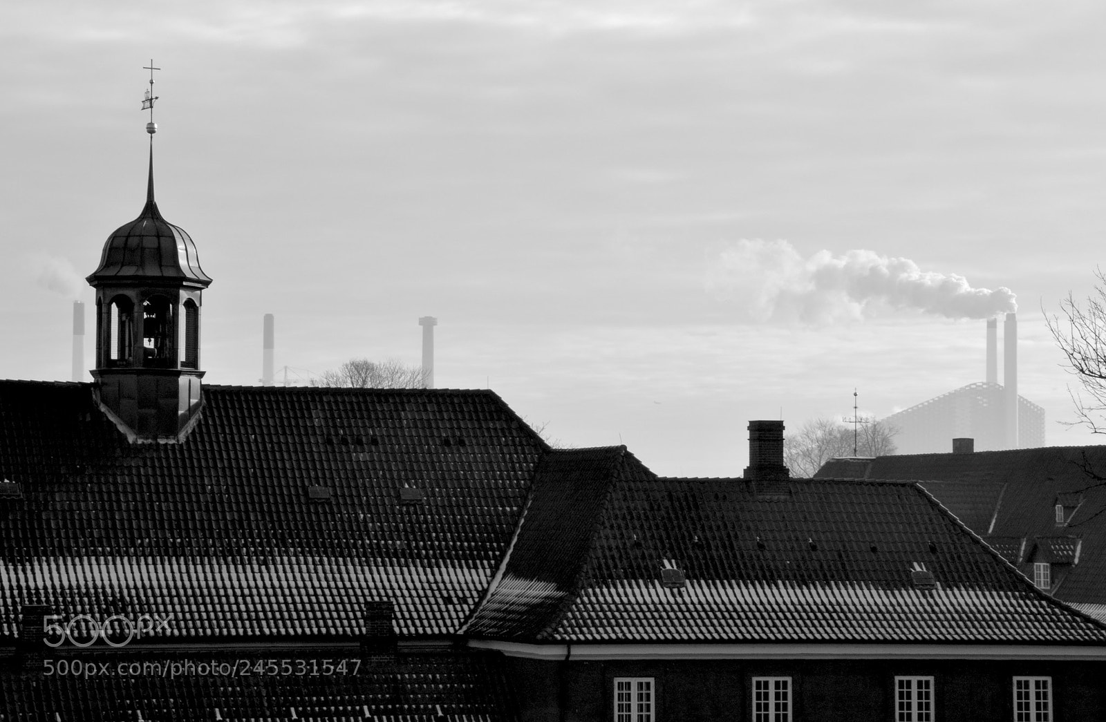 Nikon D3100 sample photo. Kastellet with smoke stacks photography