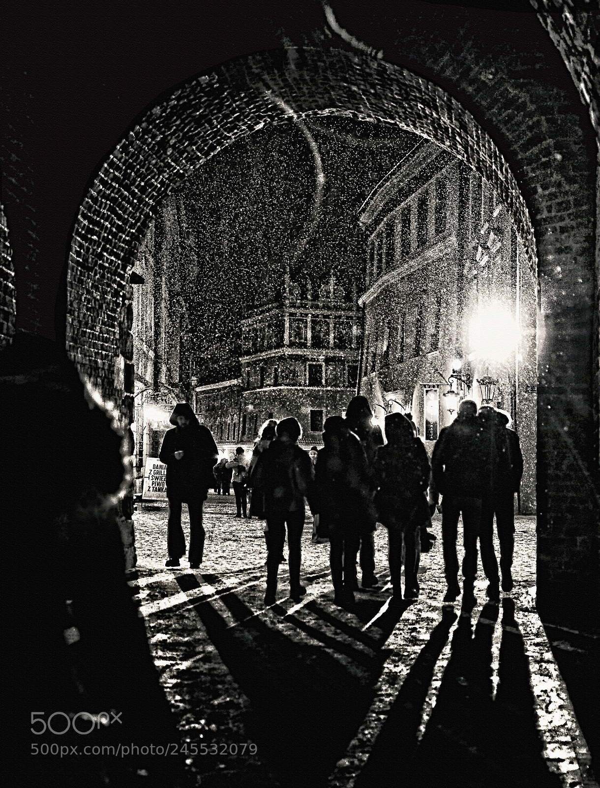 Nikon D5100 sample photo. Gate at night photography