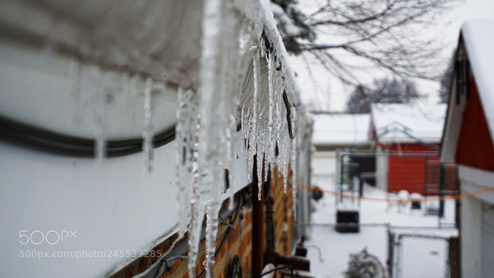 Sony a5100 sample photo. Icicles photography