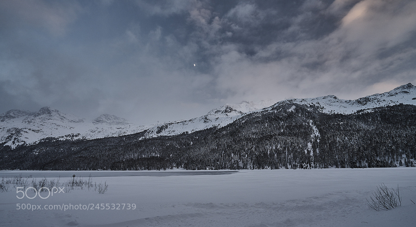Sony a7 II sample photo. Winter in engadin photography