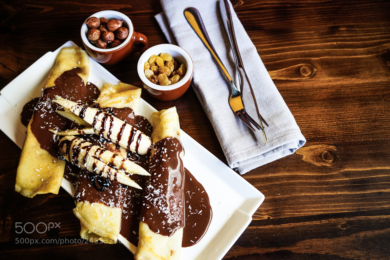 Sony a7 sample photo. Rustic dinner set photography