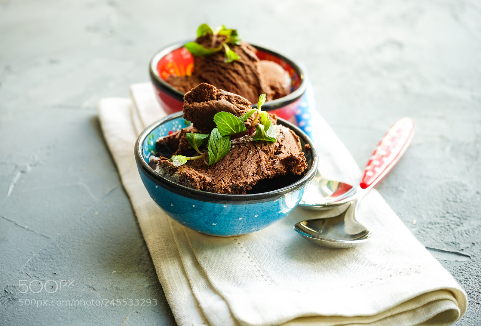 Sony a7 sample photo. Chocolate ice cream with photography