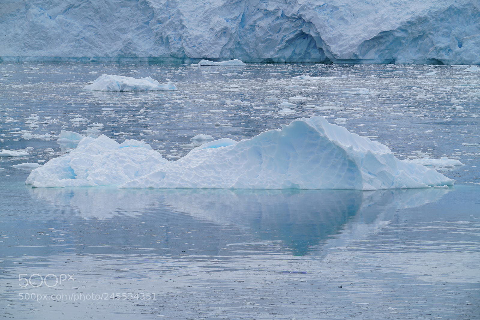 Sony a7R II sample photo. Ice reflection photography