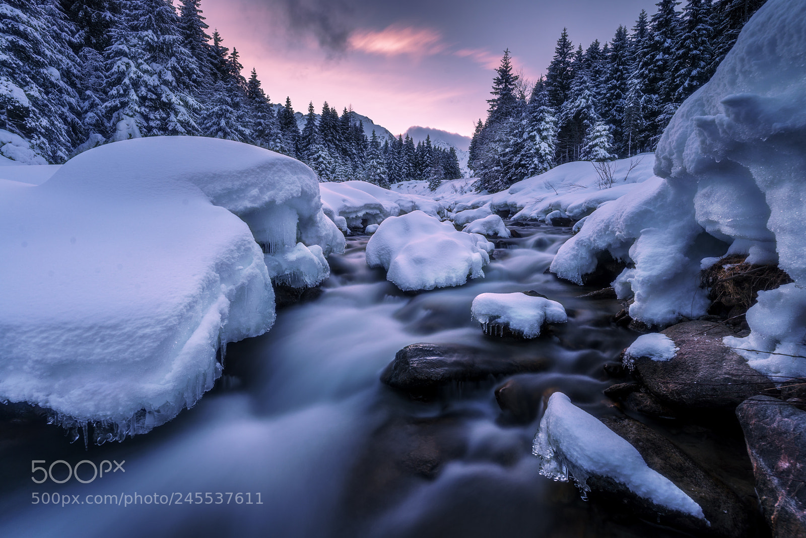 Nikon D600 sample photo. Cold river photography