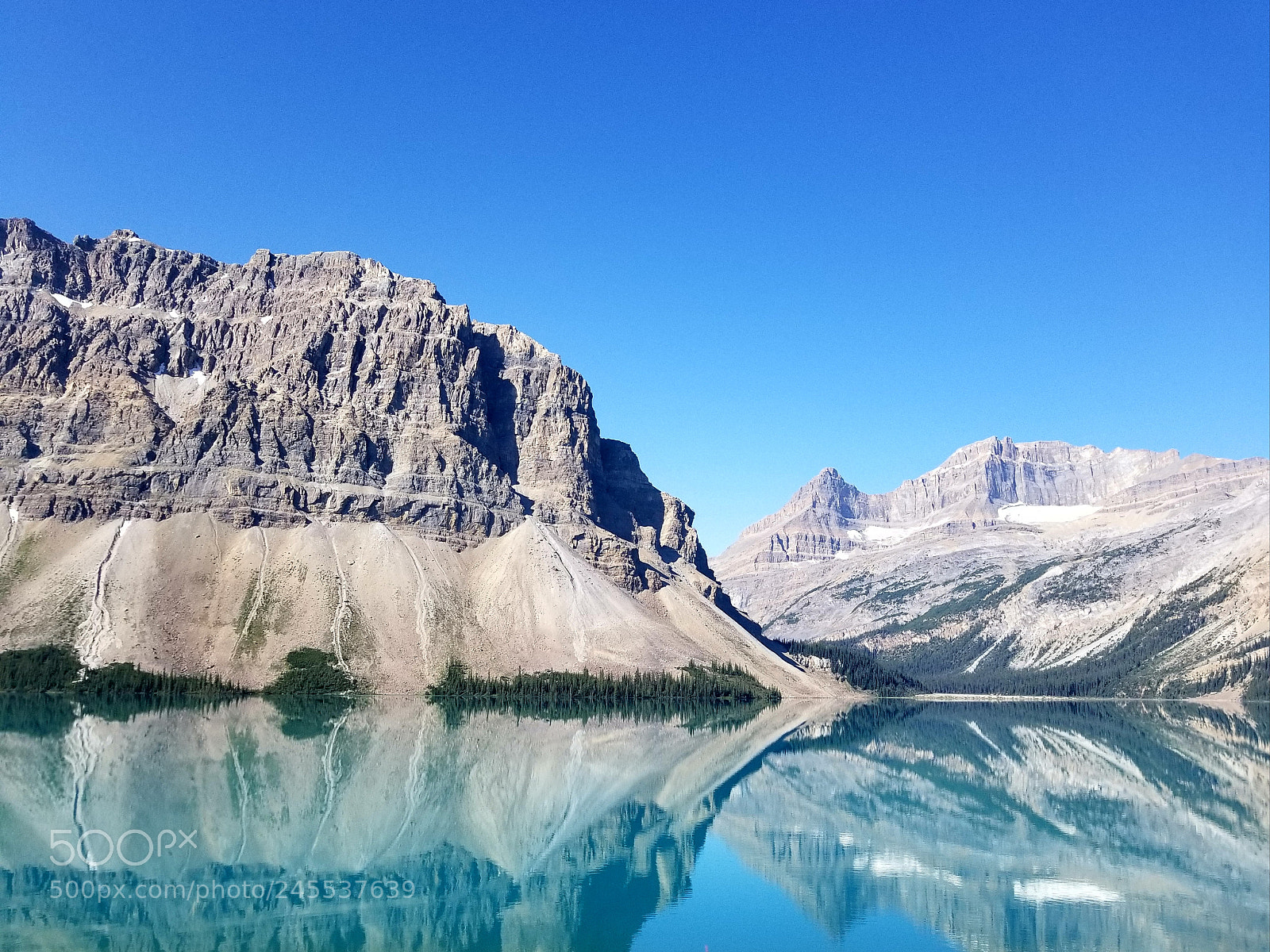 Samsung Galaxy S8+ sample photo. Magnificent bow lake photography