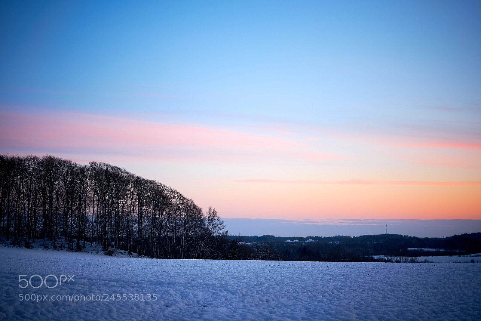 Nikon D7100 sample photo. Cold sunset photography