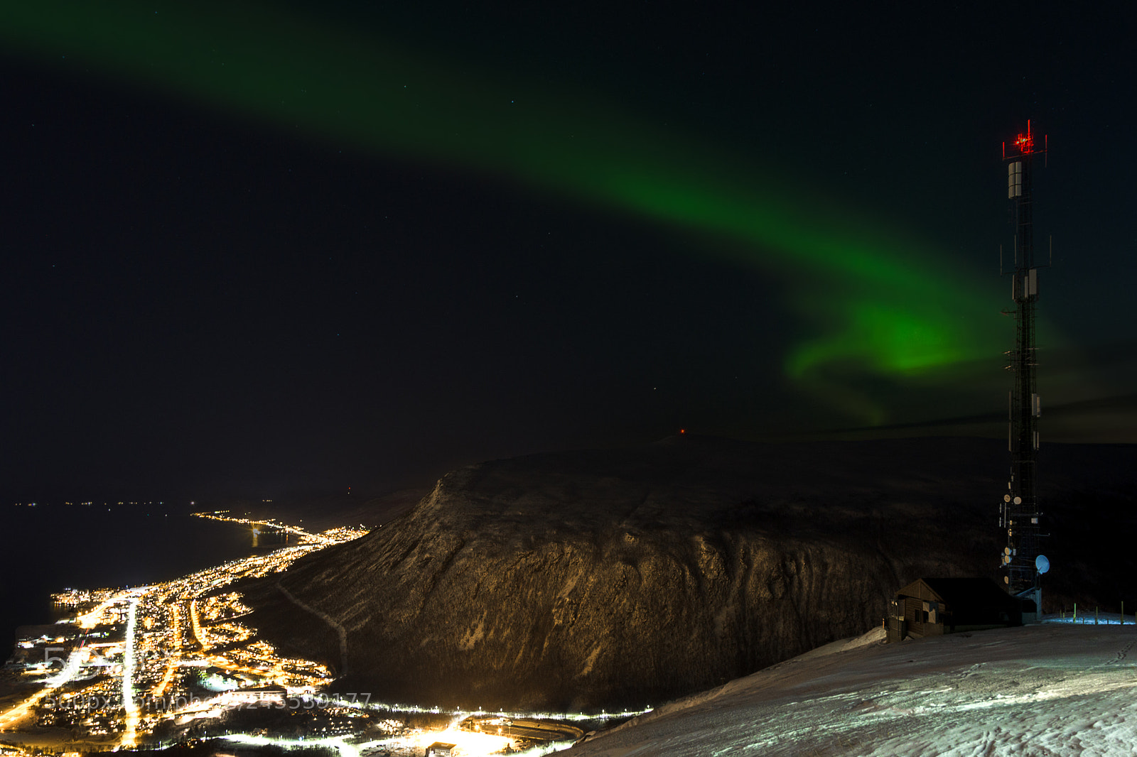 Nikon D500 sample photo. Fjellheisen lights photography