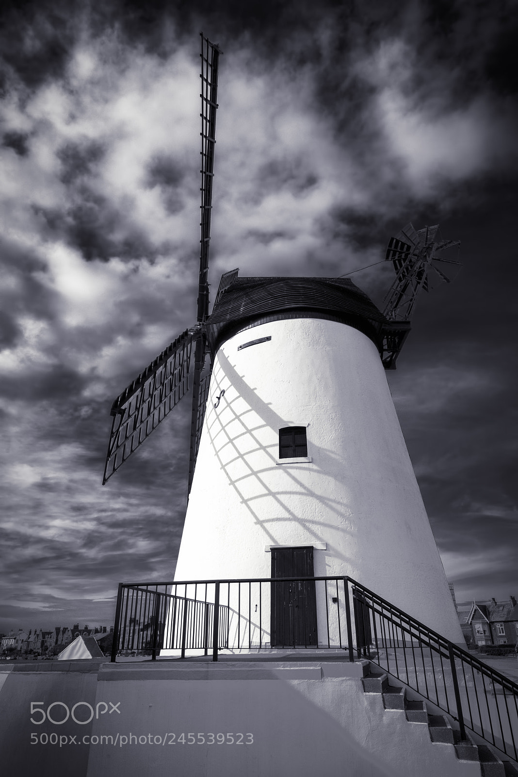 Nikon D810 sample photo. Lytham windmill photography