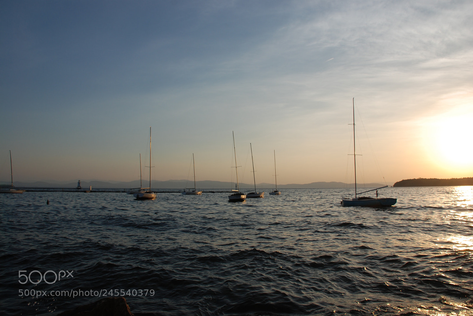 Nikon D80 sample photo. Burlington, vt waterfront photography