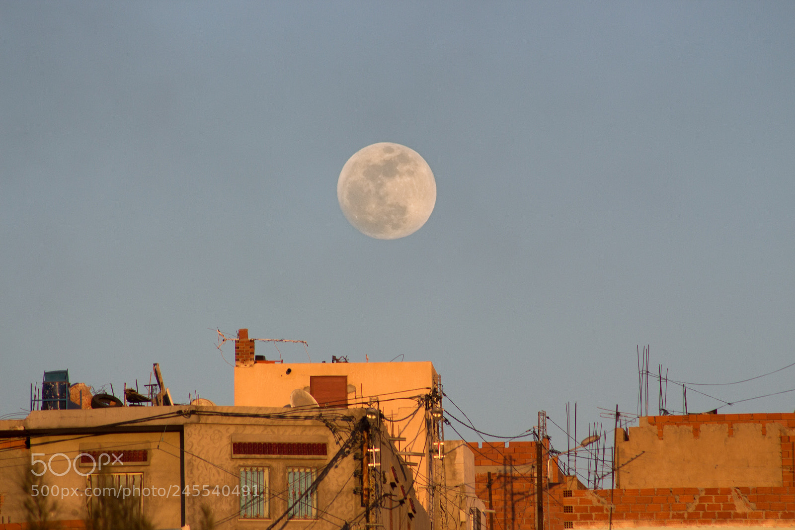 Canon EOS 700D (EOS Rebel T5i / EOS Kiss X7i) sample photo. Mega moon photography