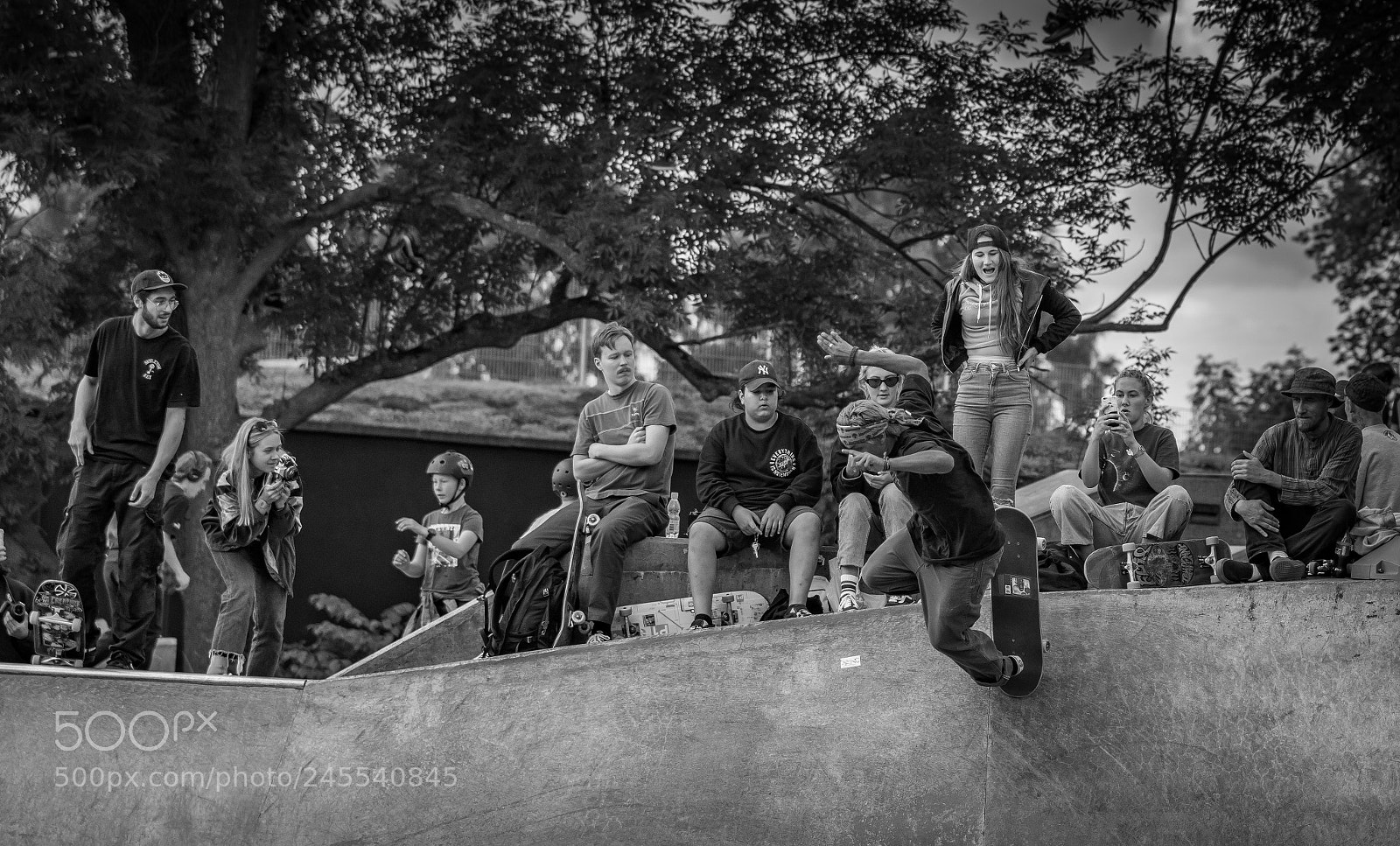 Sony a99 II sample photo. Skate fail bowl monochrome photography