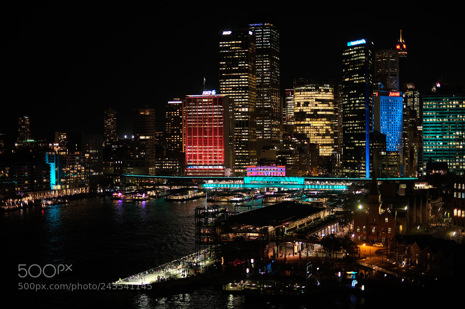 Fujifilm X-Pro1 sample photo. Sydney vivid photography