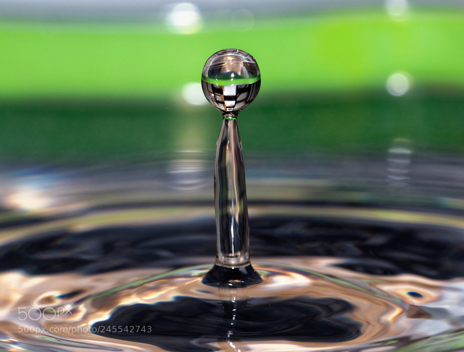 Canon EOS 200D (EOS Rebel SL2 / EOS Kiss X9) sample photo. Equilibrist drop of water photography