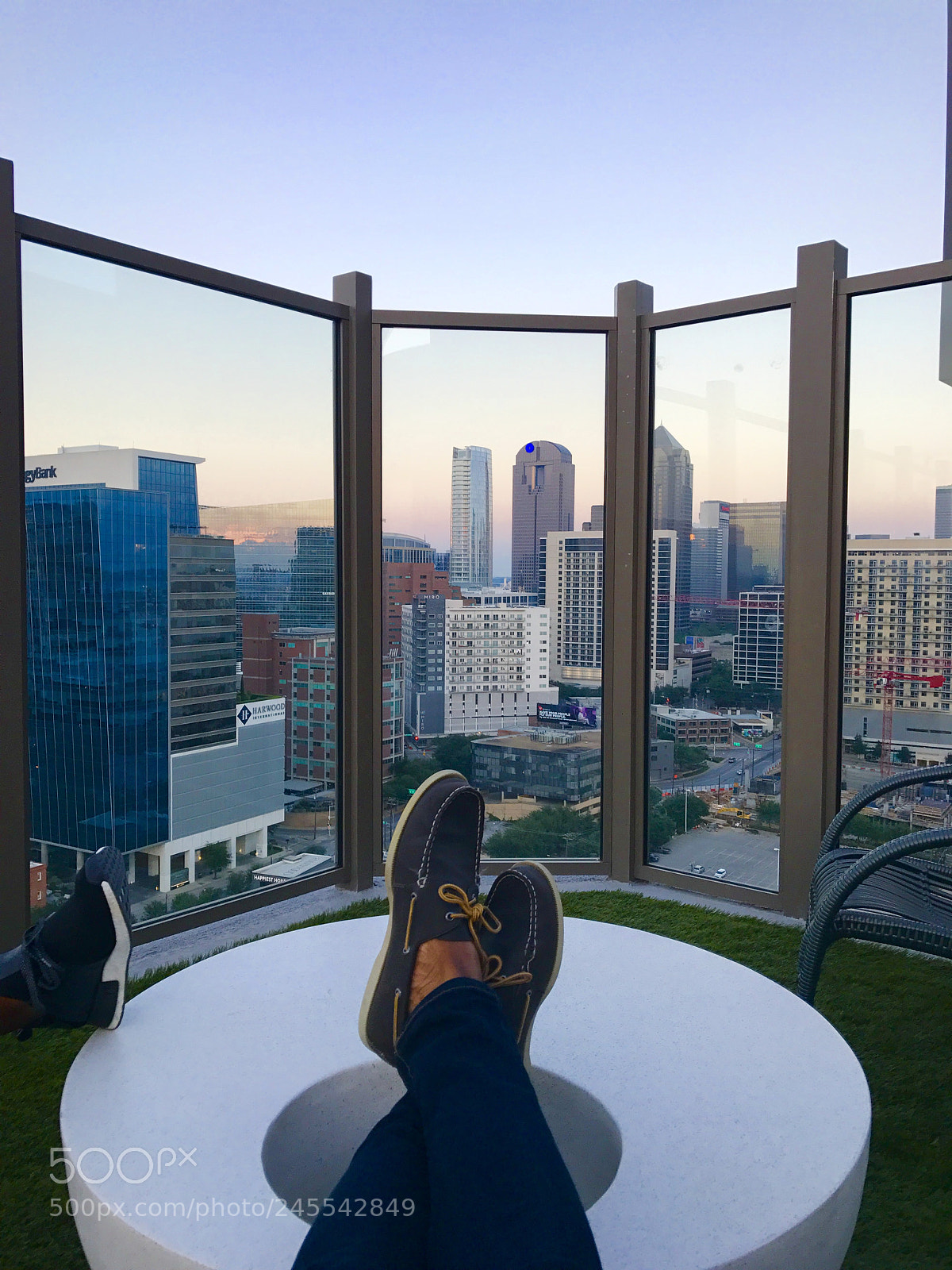 Apple iPhone 7 Plus sample photo. Dallas skyline view photography