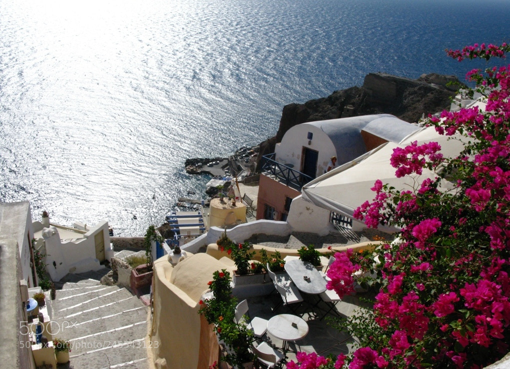 Canon POWERSHOT G9 sample photo. Oia - santorini photography