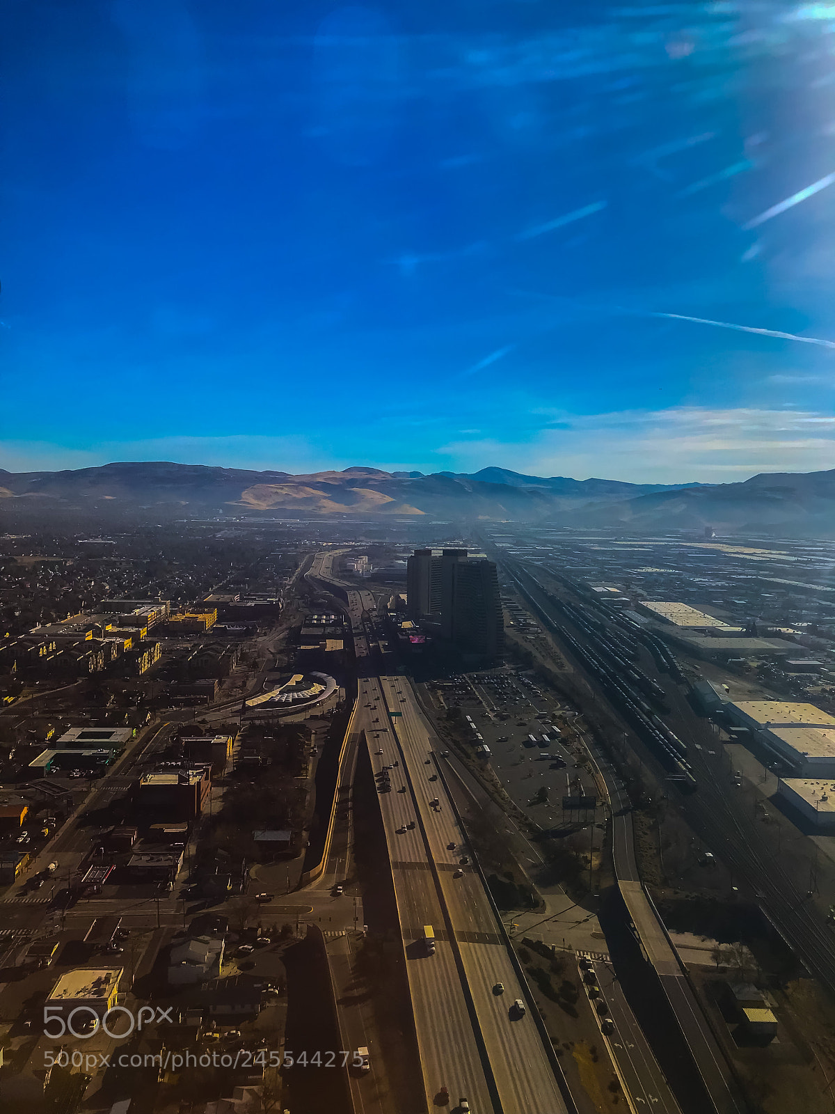 Apple iPhone 7 Plus sample photo. Reno from above. photography