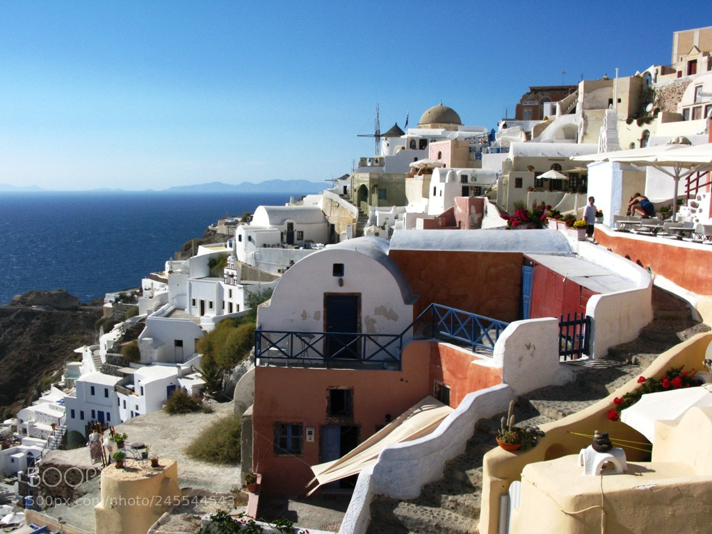 Canon POWERSHOT G9 sample photo. Santorini photography