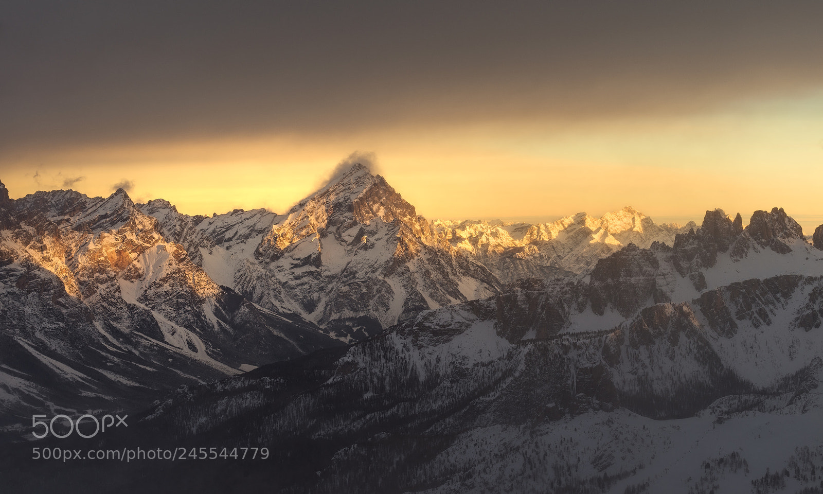 Nikon D810 sample photo. Tramonto dal lagazuoi photography
