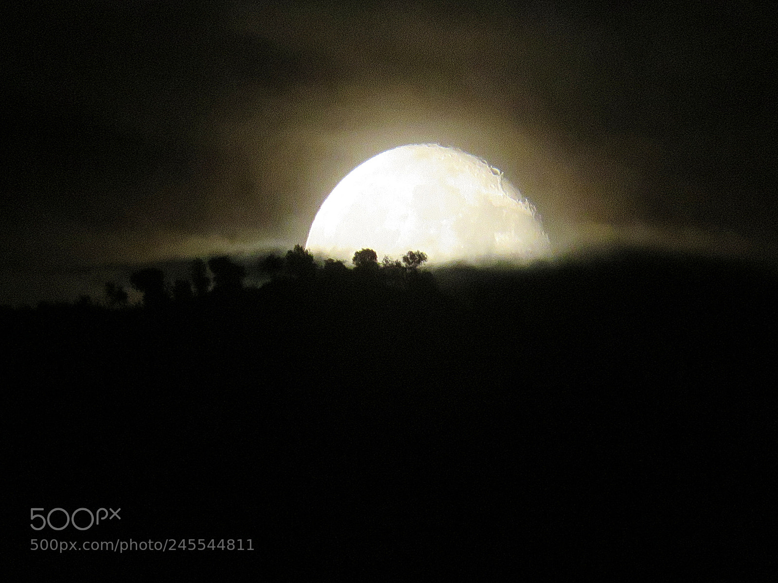 Canon PowerShot SX700 HS sample photo. Moon over vasiliki, greece photography