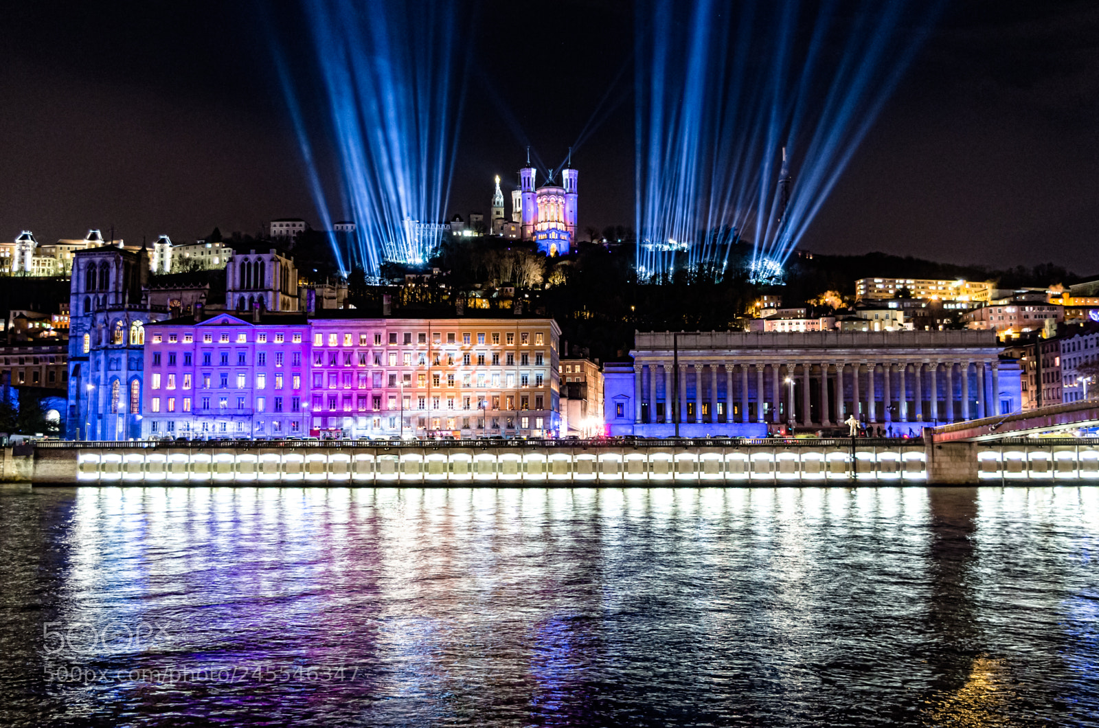 Pentax K-30 sample photo. Light fest of lyon photography