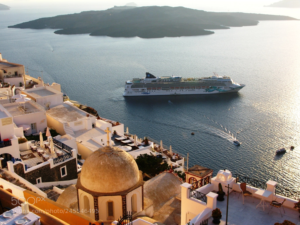 Canon POWERSHOT G9 sample photo. Oia - santorini photography