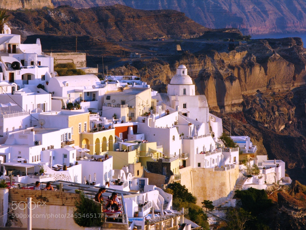 Canon POWERSHOT G9 sample photo. Oia - santorini photography