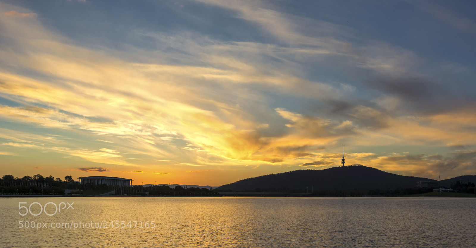 Nikon D5200 sample photo. Canberran sunset photography