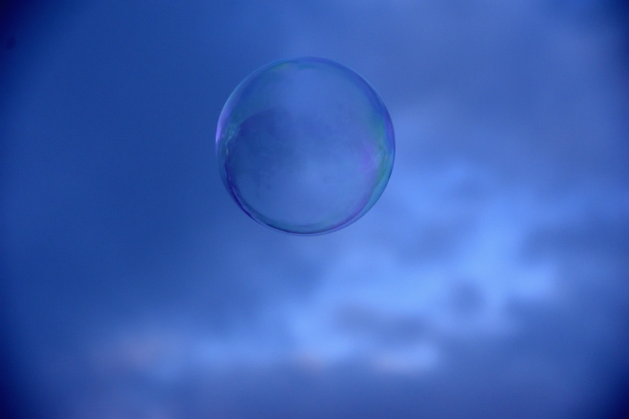 Nikon D5500 sample photo. Lonely soap bubble photography