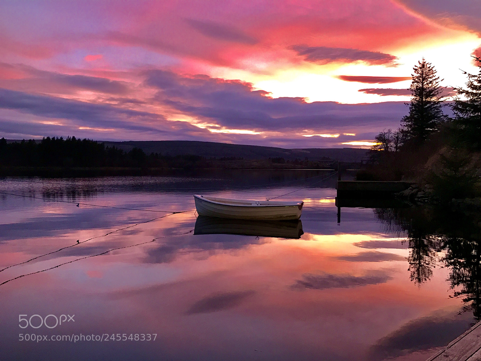 Apple iPhone 7 sample photo. Beautiful evening in scotland photography