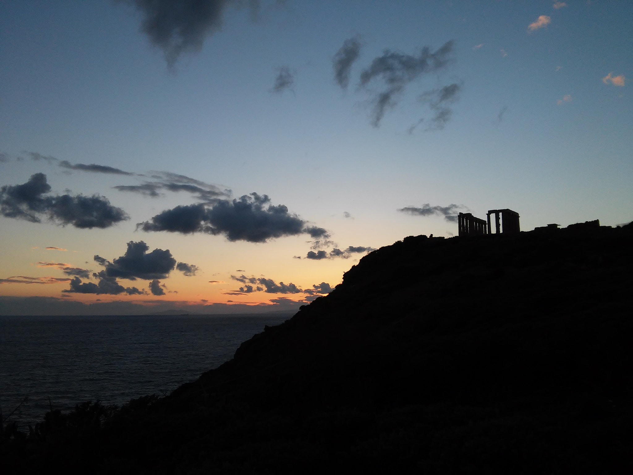 LG D410 sample photo. Temple of poseidon - greece photography