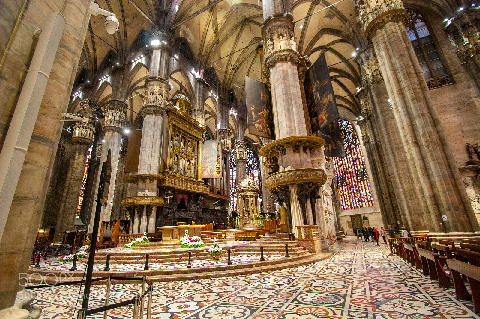 Canon EOS 20D sample photo. Duomo interior photography