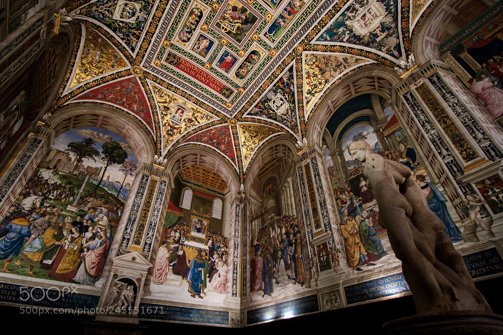 Canon EOS 20D sample photo. Duomo library interior photography