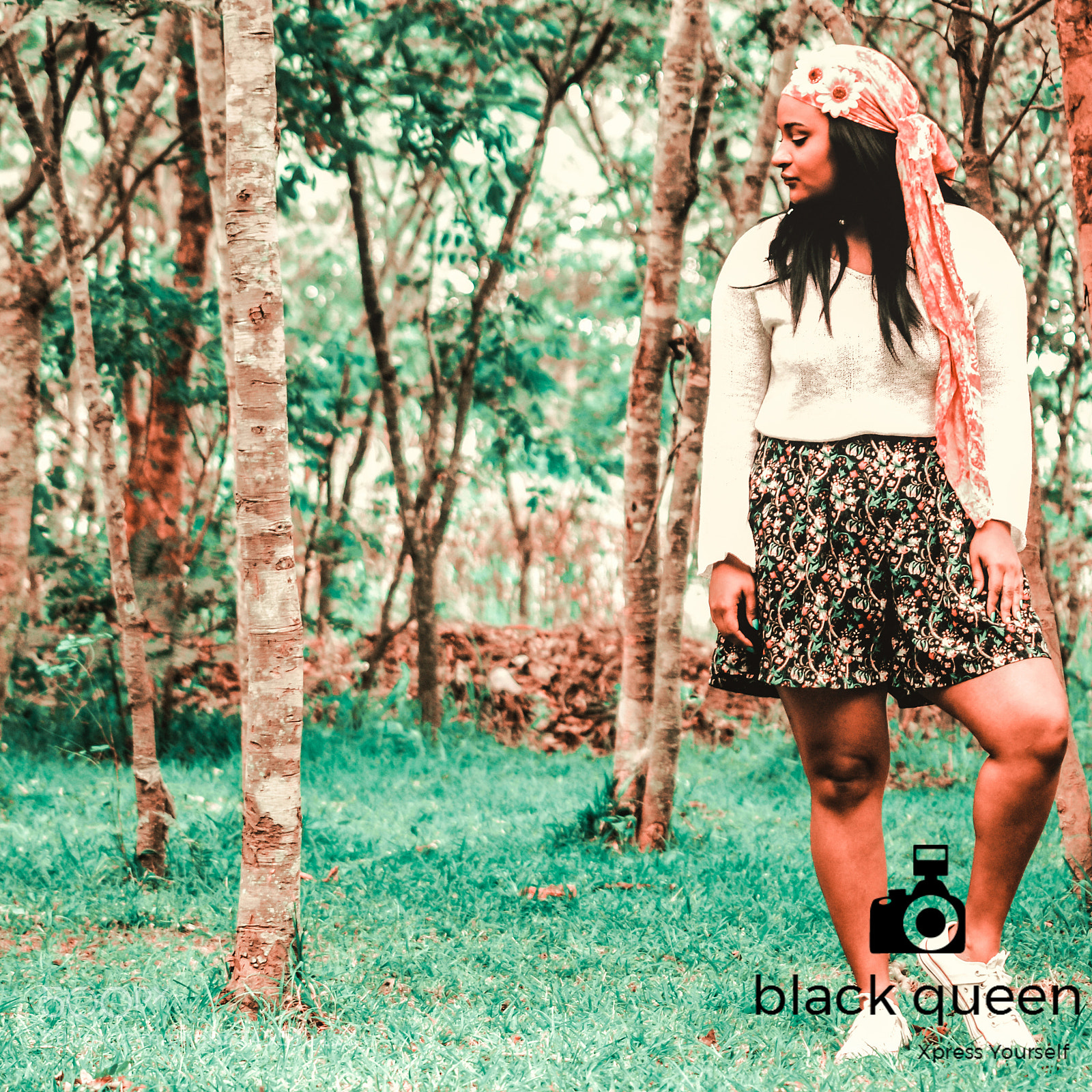 Nikon D3100 sample photo. Sunflowers and trees photography
