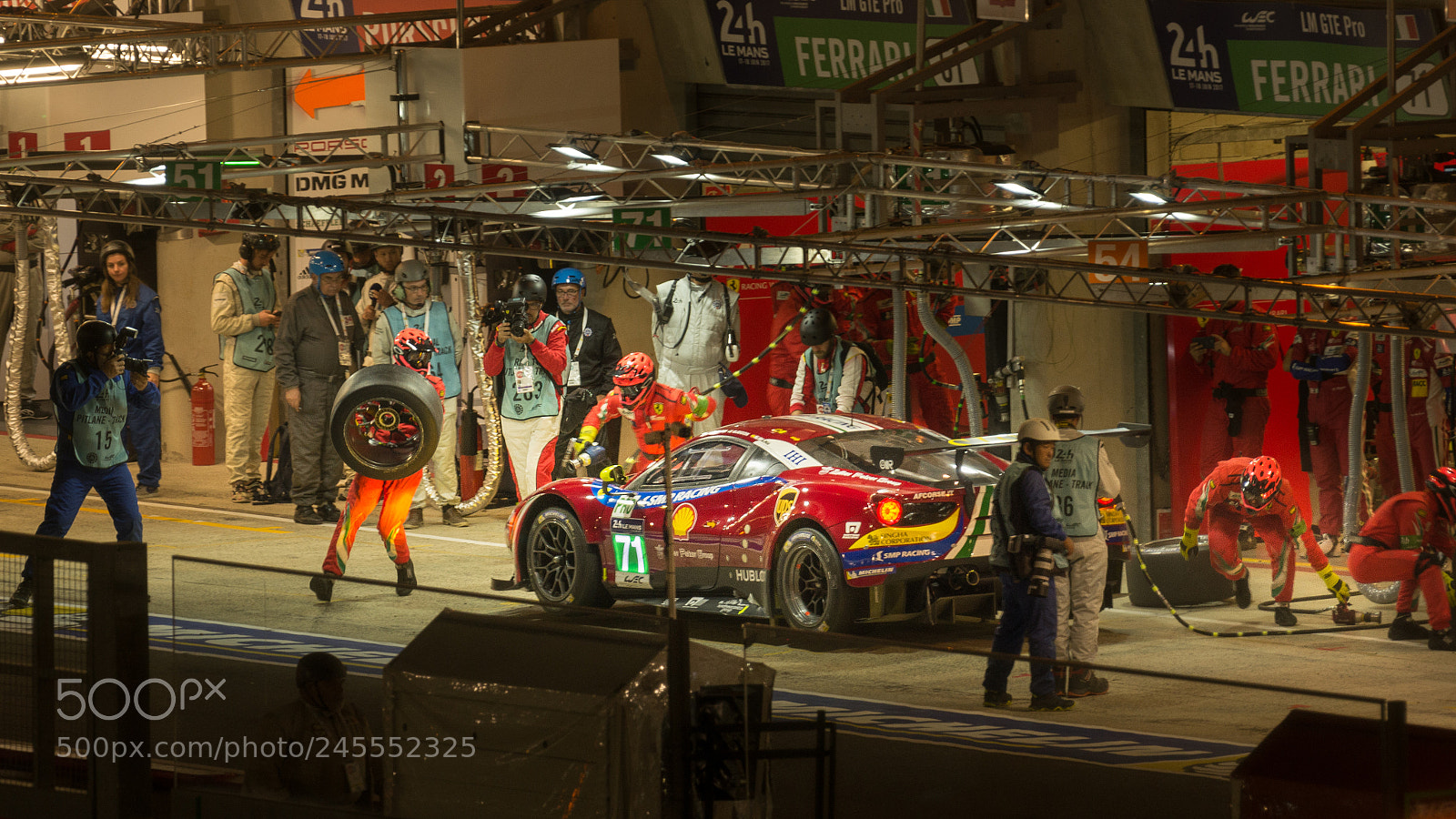 Pentax K-5 sample photo. Ferrari 488 gte 71 photography