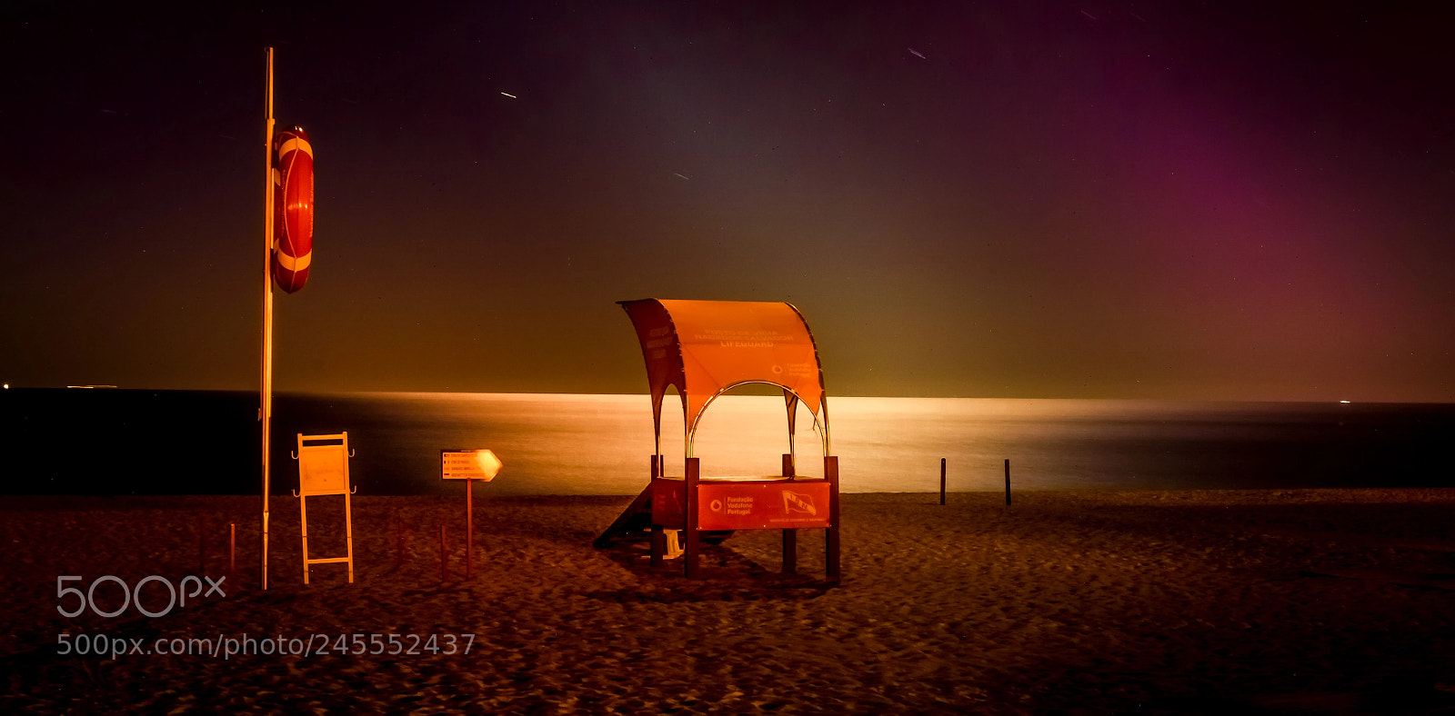 Nikon D7100 sample photo. Beach at night photography