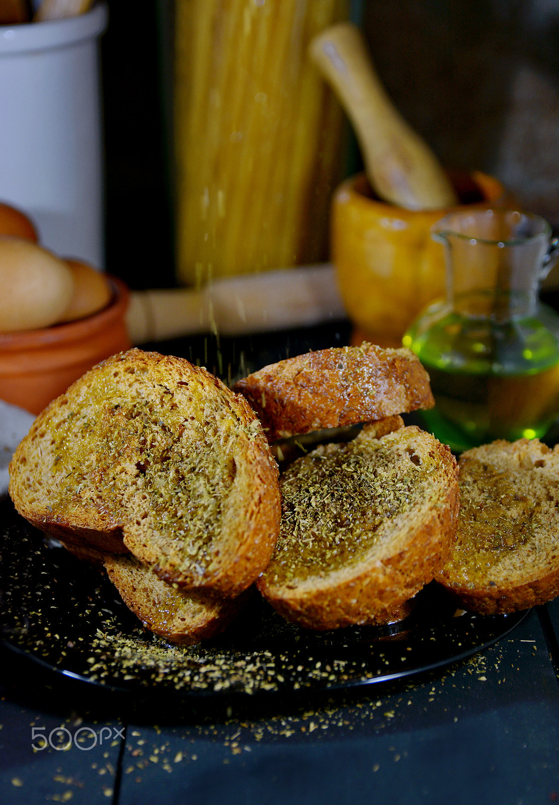 Sigma 17-50mm F2.8 EX DC OS HSM sample photo. Oiled toast with oregano photography