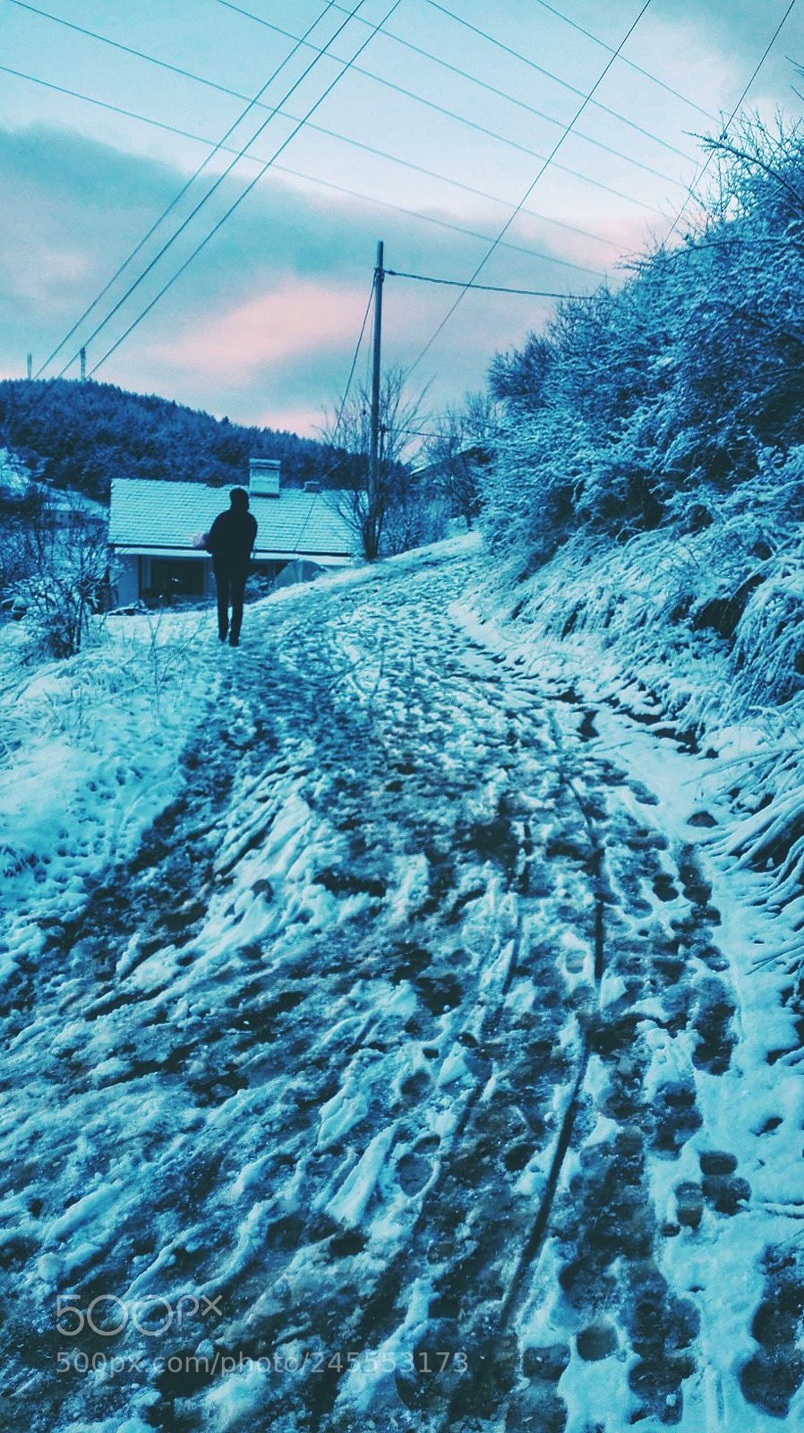 HUAWEI P8 Lite sample photo. Snowy baglak @winter2018 photography