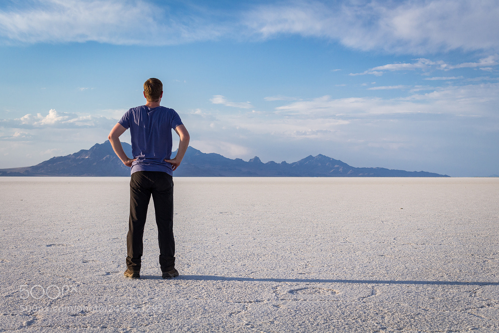 Canon EOS 700D (EOS Rebel T5i / EOS Kiss X7i) sample photo. Man on bonneville salt photography