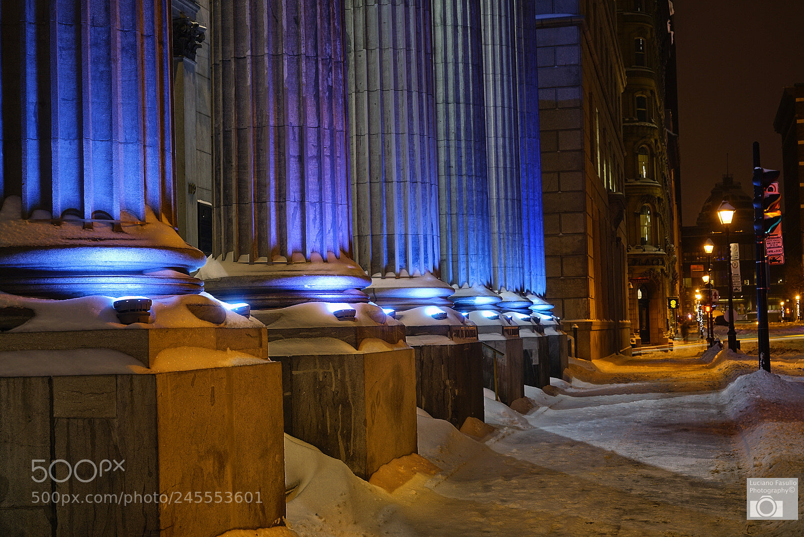 Sony a7R II sample photo. Pillars of snow photography
