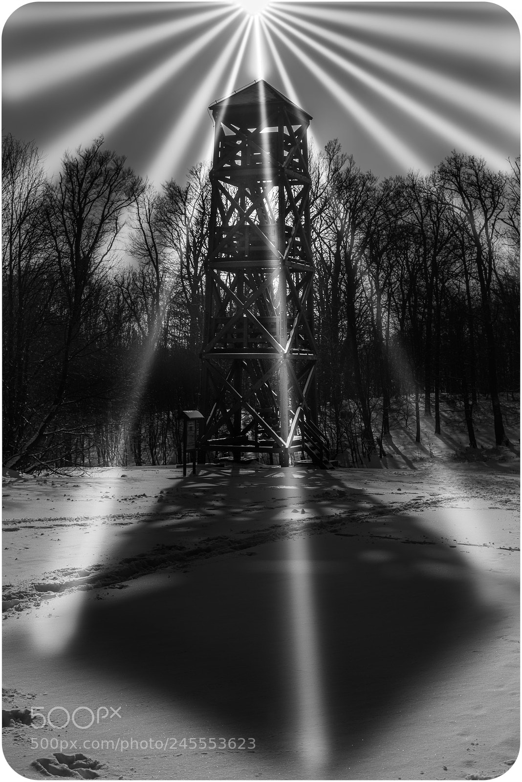 Nikon D800 sample photo. Wooden tower photography