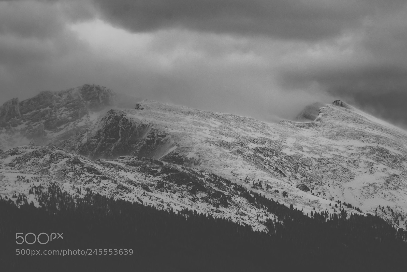 Pentax K-1 sample photo. Snowy peaks photography