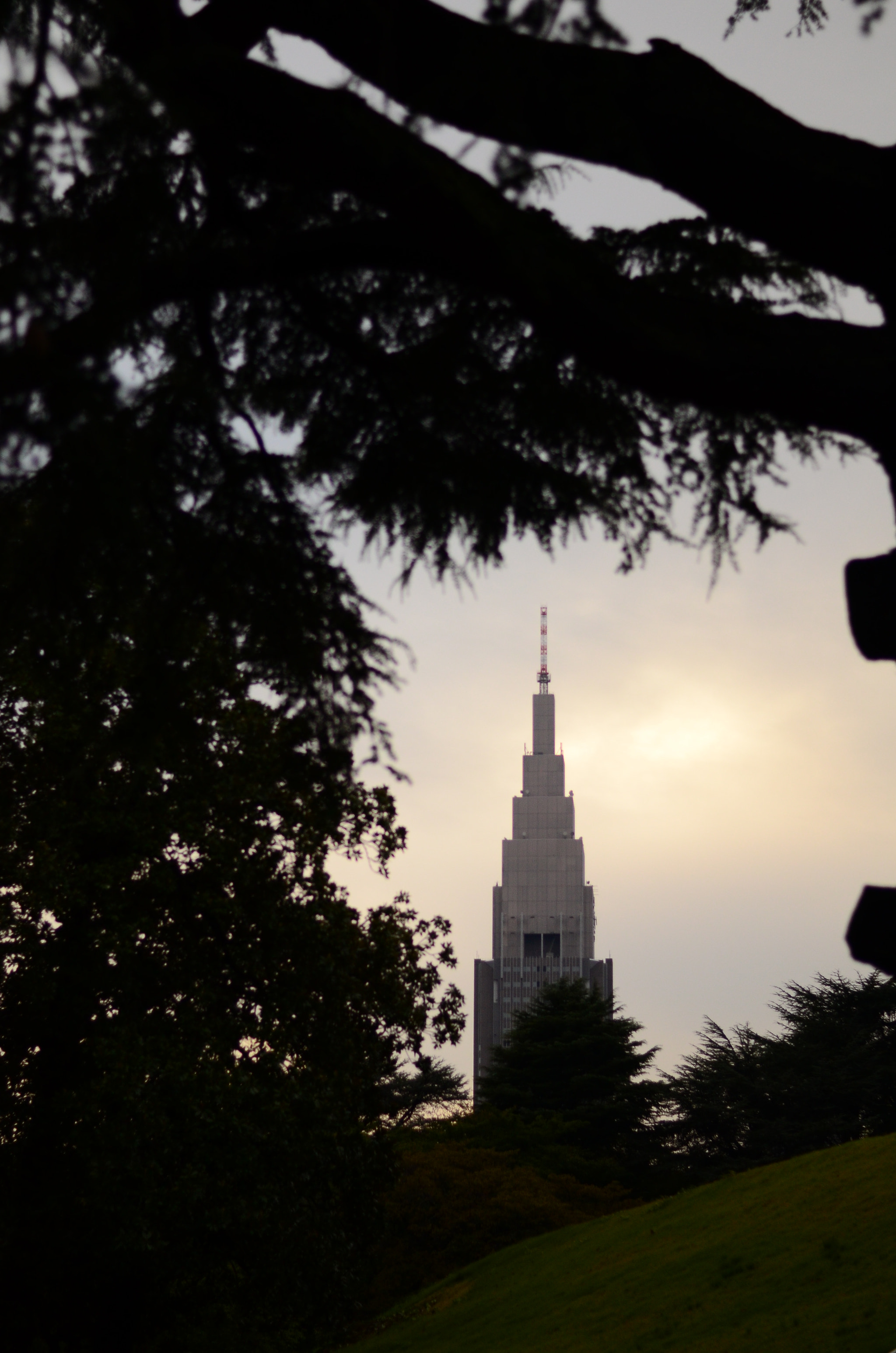 Nikon D7000 sample photo. Ntt docomo building photography