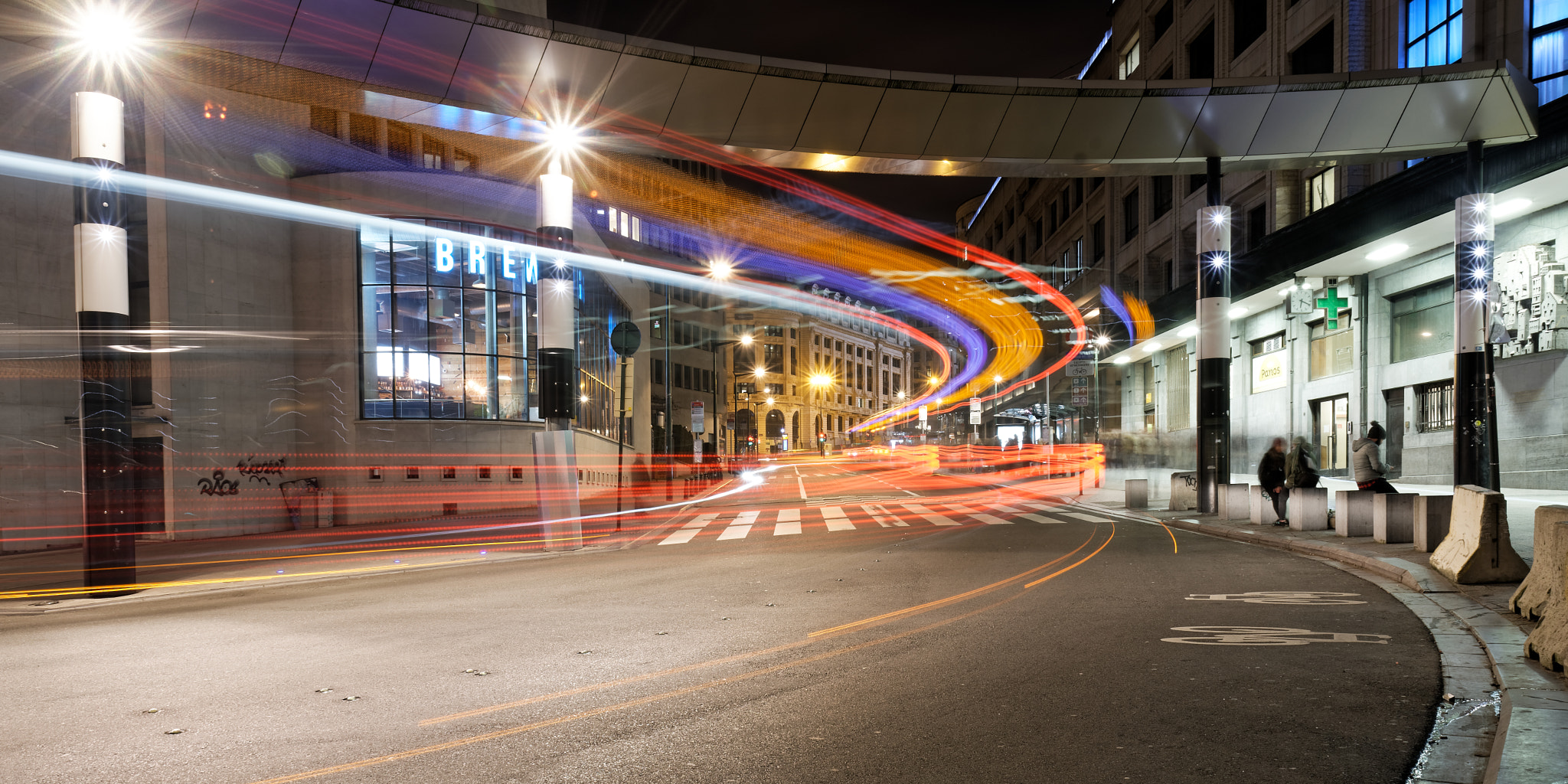 Nikon D500 sample photo. Brussels by night photography