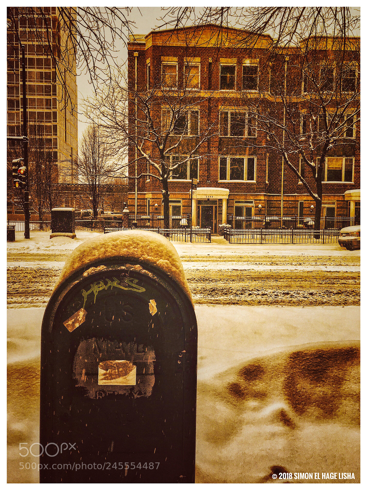 Apple iPhone 6s Plus sample photo. Urban landscapes, chicago snow photography