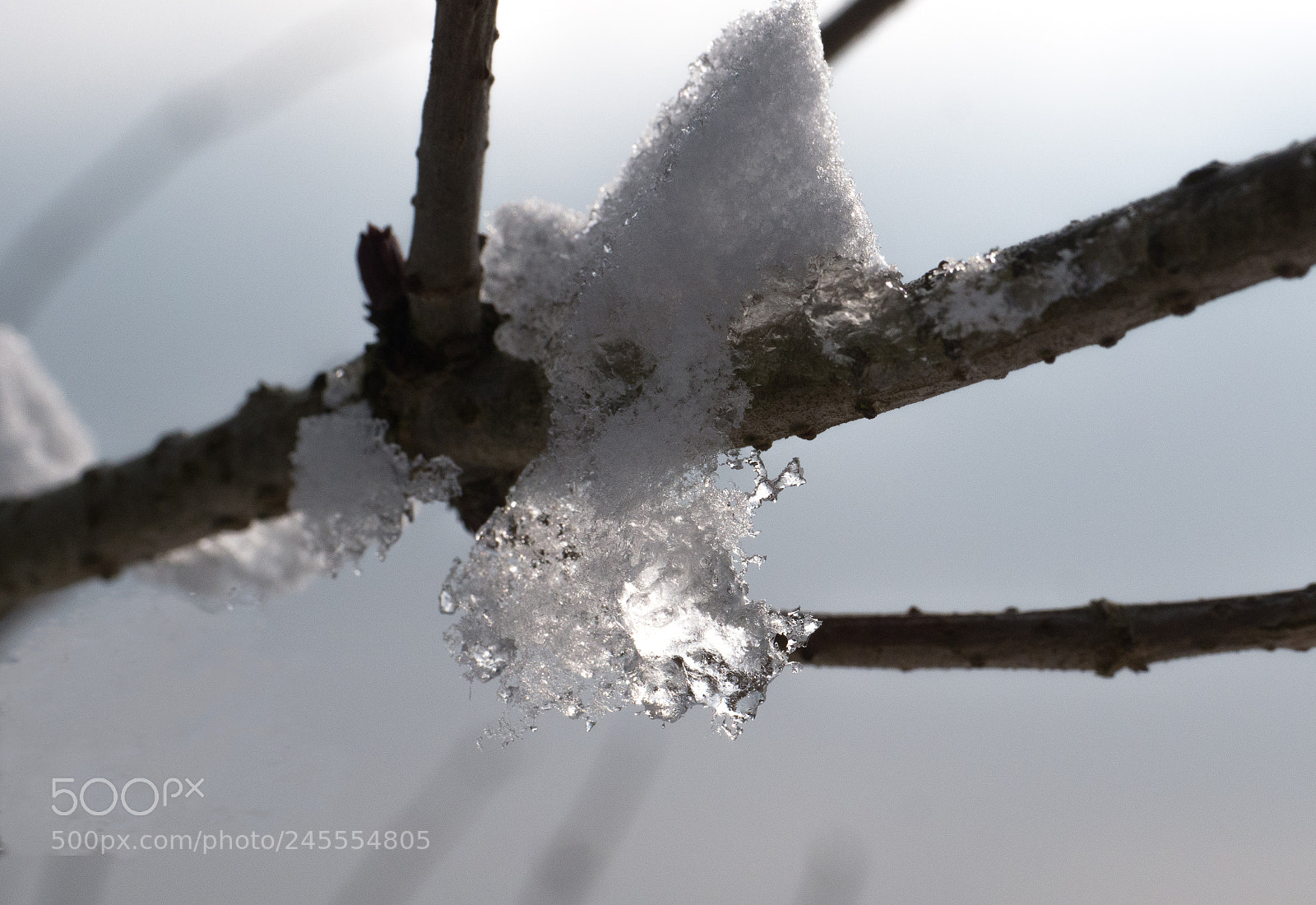Panasonic DMC-G70 sample photo. Frozen snow photography