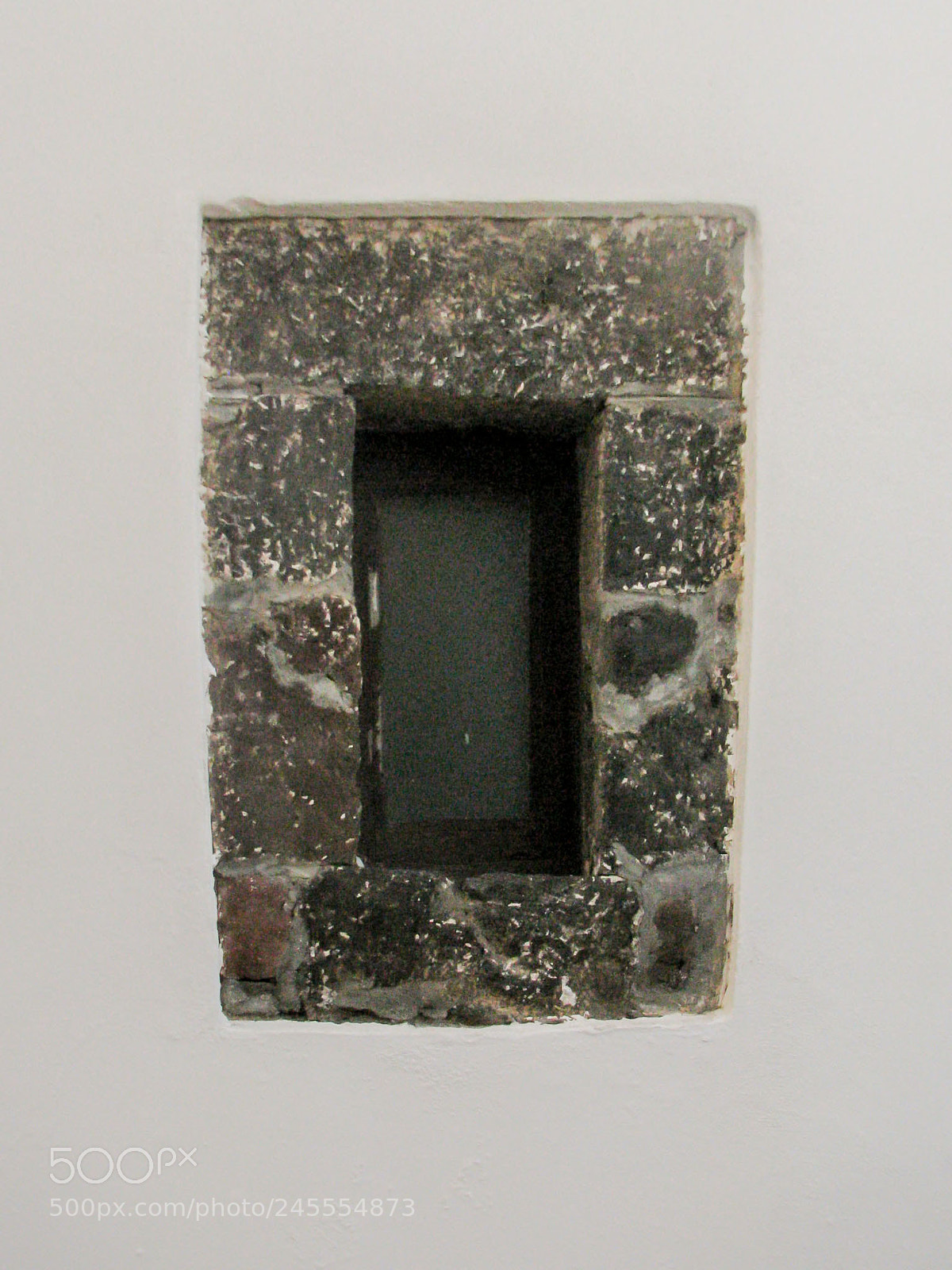 Canon POWERSHOT S5 IS sample photo. Santorini window photography