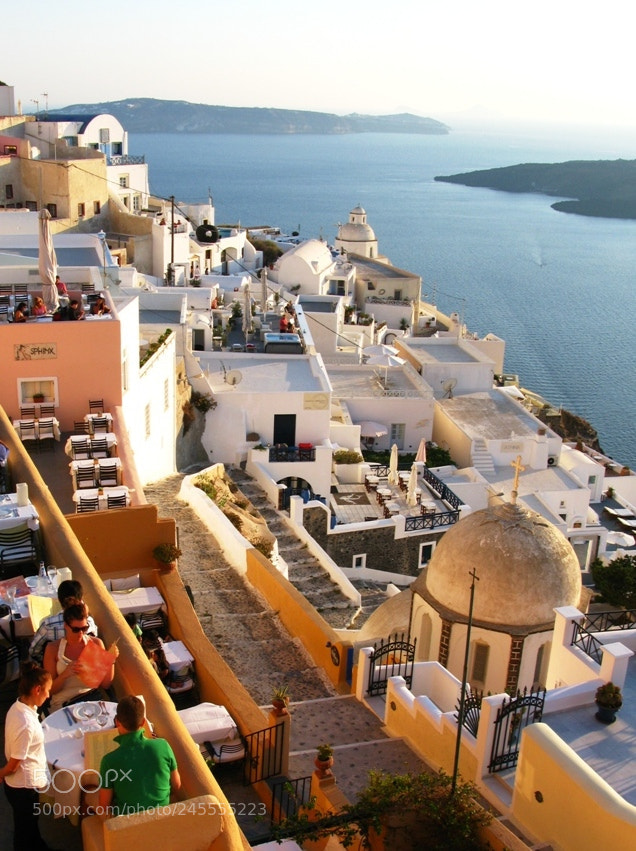 Canon POWERSHOT G9 sample photo. Santorini photography