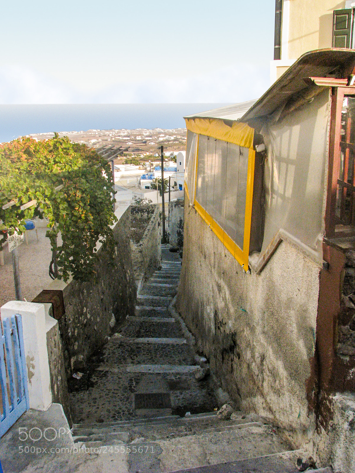 Canon POWERSHOT S5 IS sample photo. Santorini photography