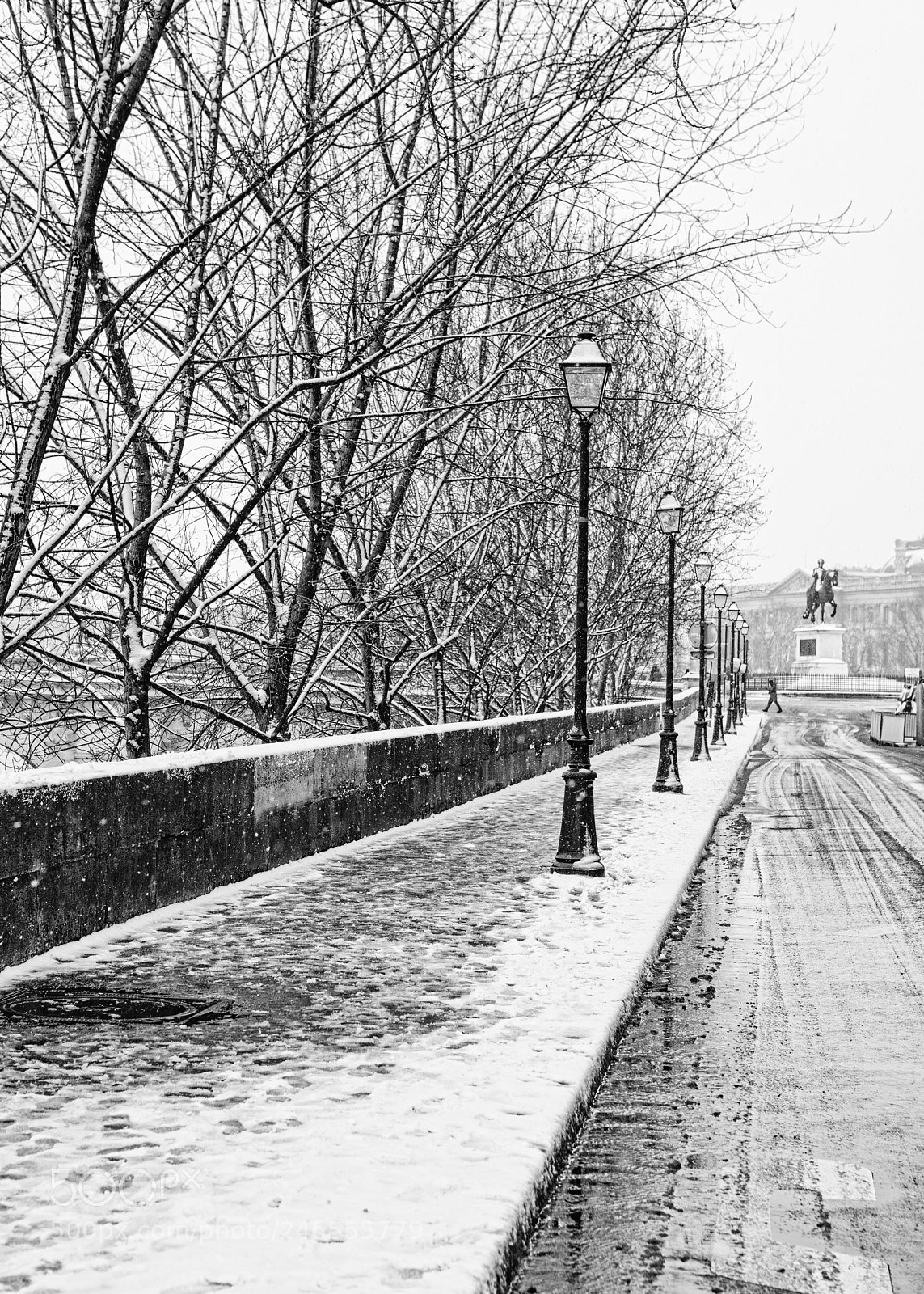 Canon EOS 5DS R sample photo. Paris under the snow photography